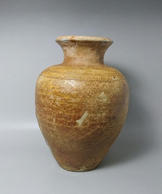 南北朝 黄釉瓶