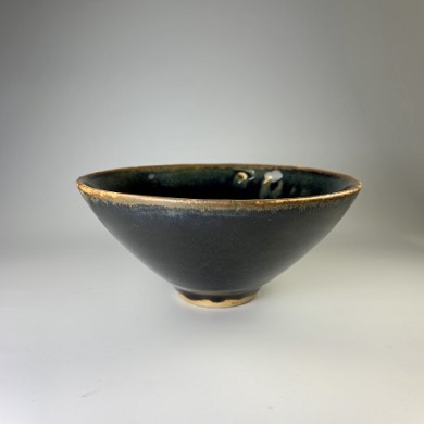 宋 定窑黑釉盌